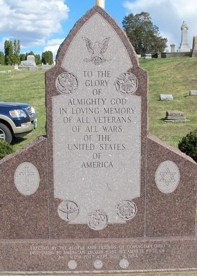 Covington Veterans Memorial Marker. Click for full size. Covington Veterans Memorial Marker image. Click for full size.