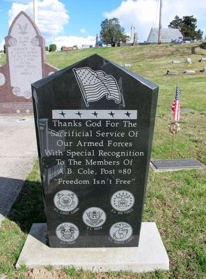 Covington American Legion Monument Marker image. Click for full size.