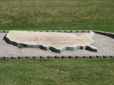 Covington American Legion Monument Marker. Click for full size. Covington American Legion Monument Marker image. Click for full size.