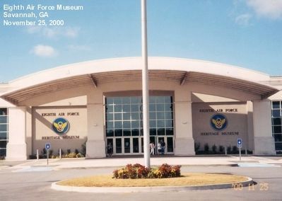 Entrance to the Mighty Eighth Air Force Museum image. Click for full size.
