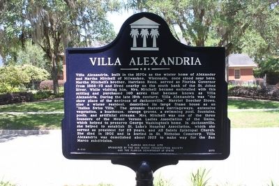 Villa Alexandria Marker image. Click for full size.