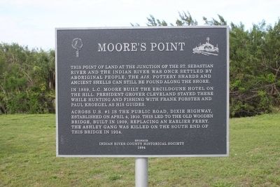 Moore's Point Marker. Click for full size. Moore's Point Marker image. Click for full size.