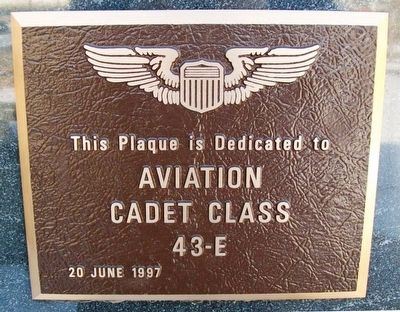 Aviation Cadet Class 43-E Marker image. Click for full size.