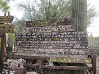 Goldfield Mining District Marker image. Click for full size.