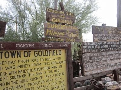 Goldfield Mining District Marker image. Click for full size.