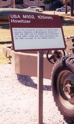 USA M102, 105mm, Howitzer Marker image. Click for full size.