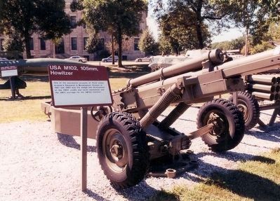 USA M102, 105mm, Howitzer image. Click for full size.