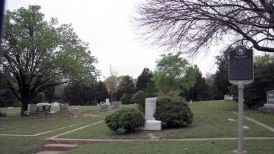 Mount Calvary Cemetery and Marker. Click for full size. Mount Calvary Cemetery and Marker image. Click for full size.