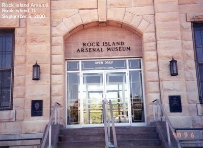 Entrance to the Rock Island Arsenal Museum image. Click for full size.