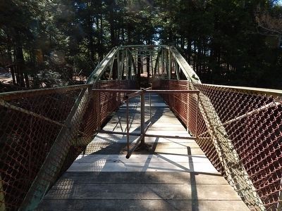 2006 Rexford Falls Footbridge Restoration Marker image. Click for full size.