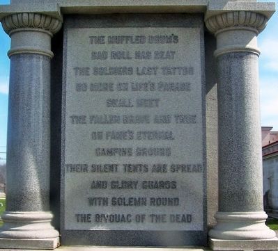 Darke County Civil War Monument (west side) image. Click for full size.