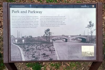 Park and Parkway Marker. Click for full size. Park and Parkway Marker image. Click for full size.