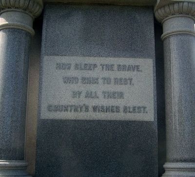 Darke County Civil War Monument (east side) image. Click for full size.
