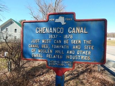 Chenango Canal Marker image. Click for full size.