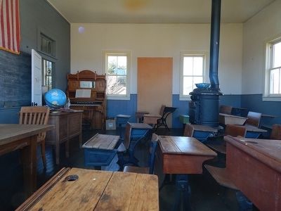One Room Schoolhouse Marker image. Click for full size.