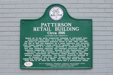 Patterson Retail Building Circa 1916 Marker image. Click for full size.