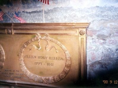 William Henry Harrison-Inside the crypt- the tomb image. Click for full size.