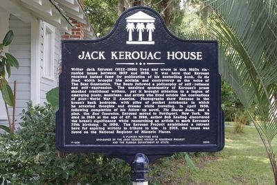 Jack Kerouac House Marker. Click for full size. Jack Kerouac House Marker image. Click for full size.