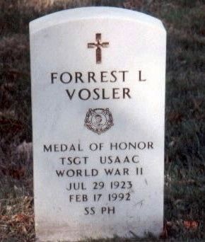 T/Sgt Forrest L. Vosler-World War II Medal of Honor Recipient image. Click for full size.