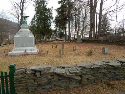 Revolutionary Cemetery Marker. Click for full size. Revolutionary Cemetery Marker image. Click for full size.