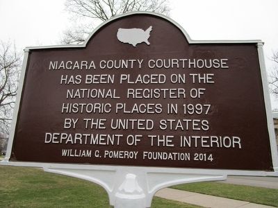 Niagara County Courthouse Marker image. Click for full size.