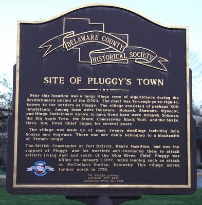 Site of Pluggy's Town Marker image. Click for full size.