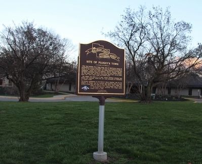 Site of Pluggy's Town Marker image. Click for full size.