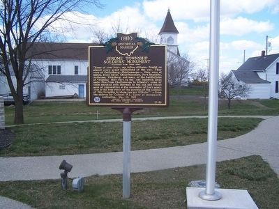 Jerome Township Soldier's Monument Marker (side b) image. Click for full size.