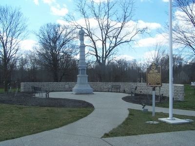 Jerome Township Soldier's Monument & Marker image. Click for full size.