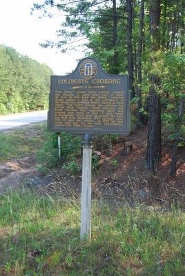 Colonists Crossing Marker image. Click for full size.
