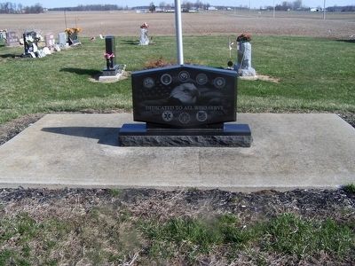 Willow Branch Veterans Memorial Marker image. Click for full size.