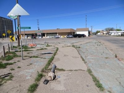 <i>Site of</i> Mrs. Cordia Sloan Duke Marker. Click for full size. <i>Site of</i> Mrs. Cordia Sloan Duke Marker image. Click for full size.