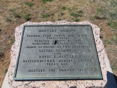 Hartley County Marker image. Click for full size.