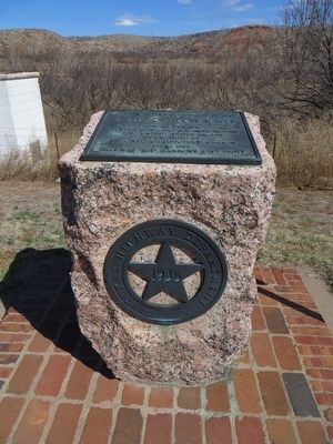 Battle of Adobe Walls Marker. Click for full size. Battle of Adobe Walls Marker image. Click for full size.
