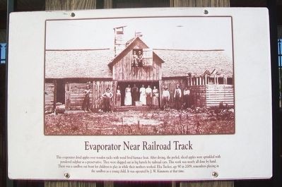 Evaporator Near Railroad Track Marker image. Click for full size.