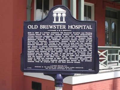 Old Brewster Hospital Marker image. Click for full size.