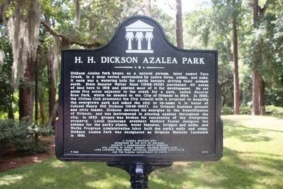 H. H. Dickson Azalea Park Marker image. Click for full size.