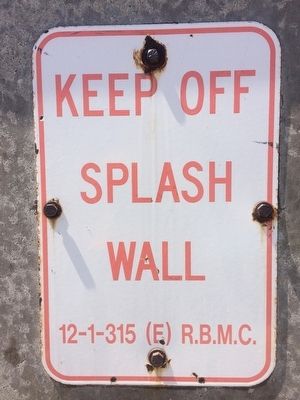 The Splash Wall. Click for full size. The Splash Wall image. Click for full size.