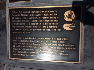 Bill and Bob Meistrell Marker. Click for full size. Bill and Bob Meistrell Marker image. Click for full size.