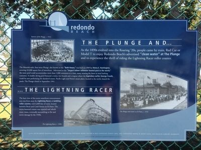 The Plunge and the Lightning Racer Marker. Click for full size. The Plunge and the Lightning Racer Marker image. Click for full size.