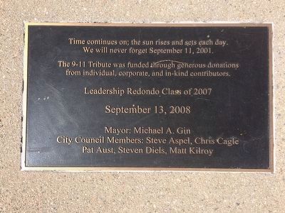 9-11 Tribute Marker image. Click for full size.