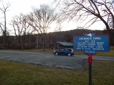 Chenango Canal Marker. Click for full size. Chenango Canal Marker image. Click for full size.