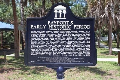 Bayport's Early Historic Period Marker (side 1) image. Click for full size.