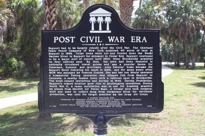 Post Civil War Era Marker (side 2) image. Click for full size.