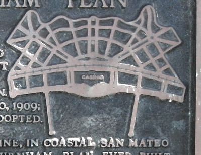 Granada's Burnham Plan Marker (detail). Click for full size. Granada's Burnham Plan Marker (detail) image. Click for full size.