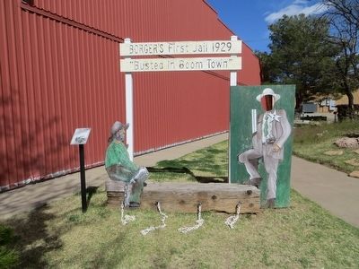 Borger 1929 Jail Marker image. Click for full size.