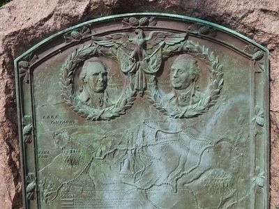 Routes of the Armies of General John Sullivan and General James Clinton Marker image. Click for full size.