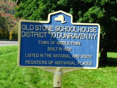 Old Stone Schoolhouse Marker image. Click for full size.