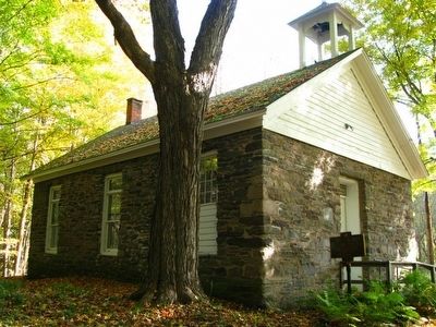 Old Stone Schoolhouse Marker image. Click for full size.
