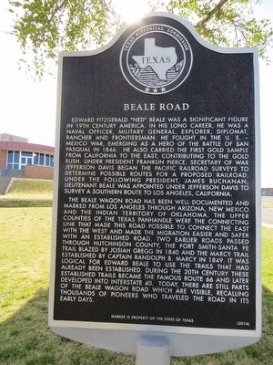 Beale Road Marker image. Click for full size.